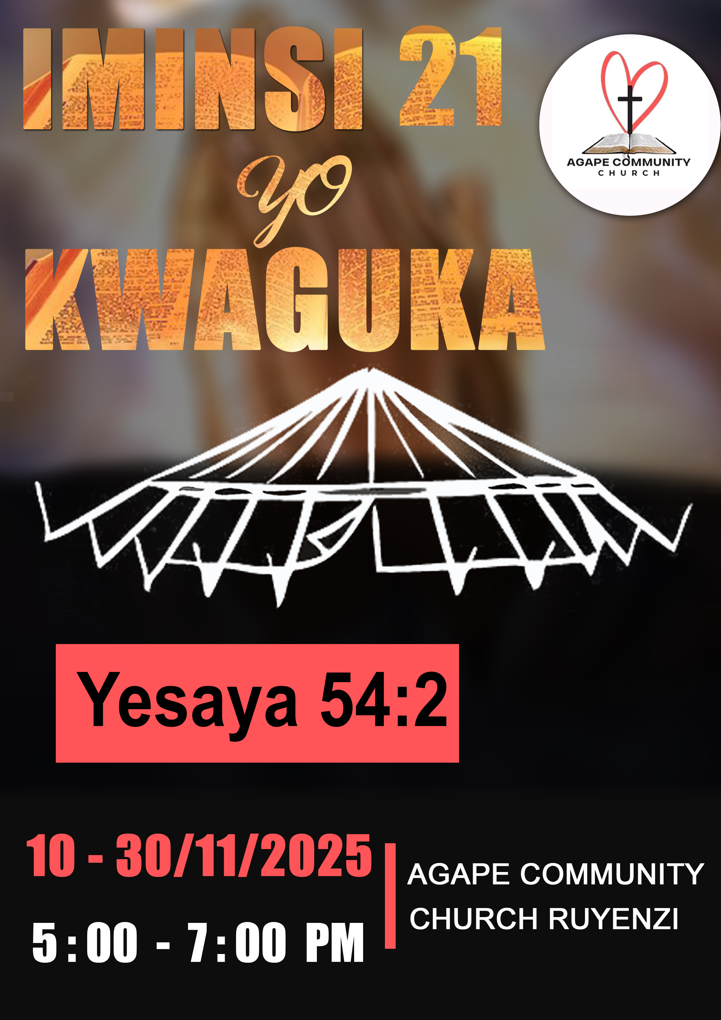 IMINSI 21 YO KWAGUKA Poster